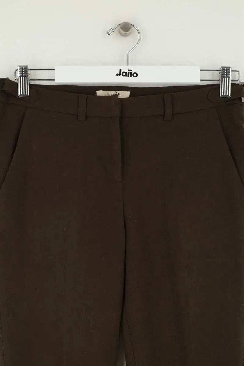 Pantalon slim Ba&Sh Kaki en Synthétique