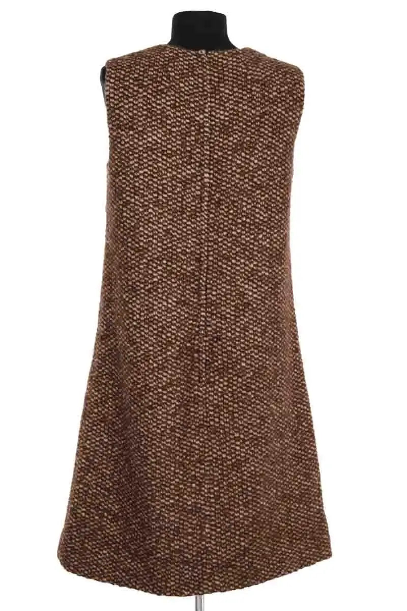 Robe Dolce & Gabbana Marron en Laine