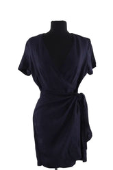 Robe Claudie Pierlot Marine en Viscose, taille M - Seconde Main