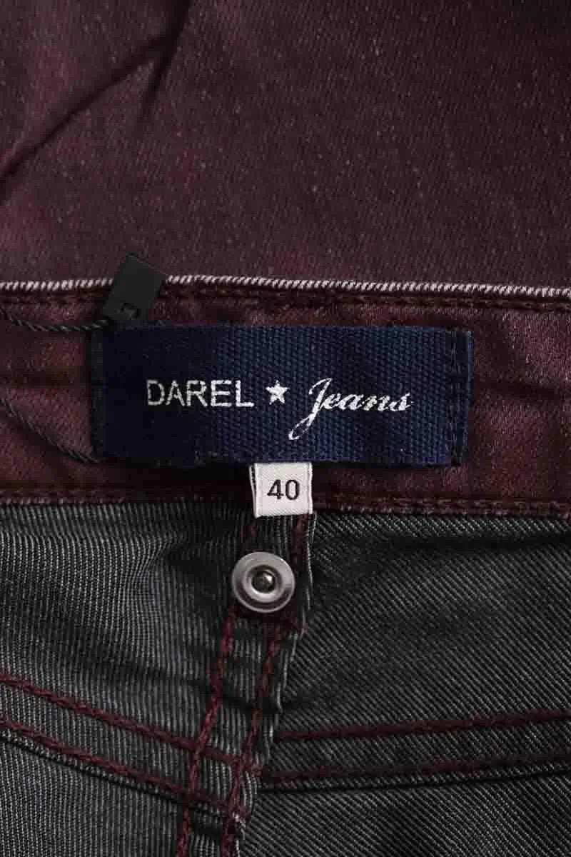 Jean droit Gerard Darel Bordeaux en Coton