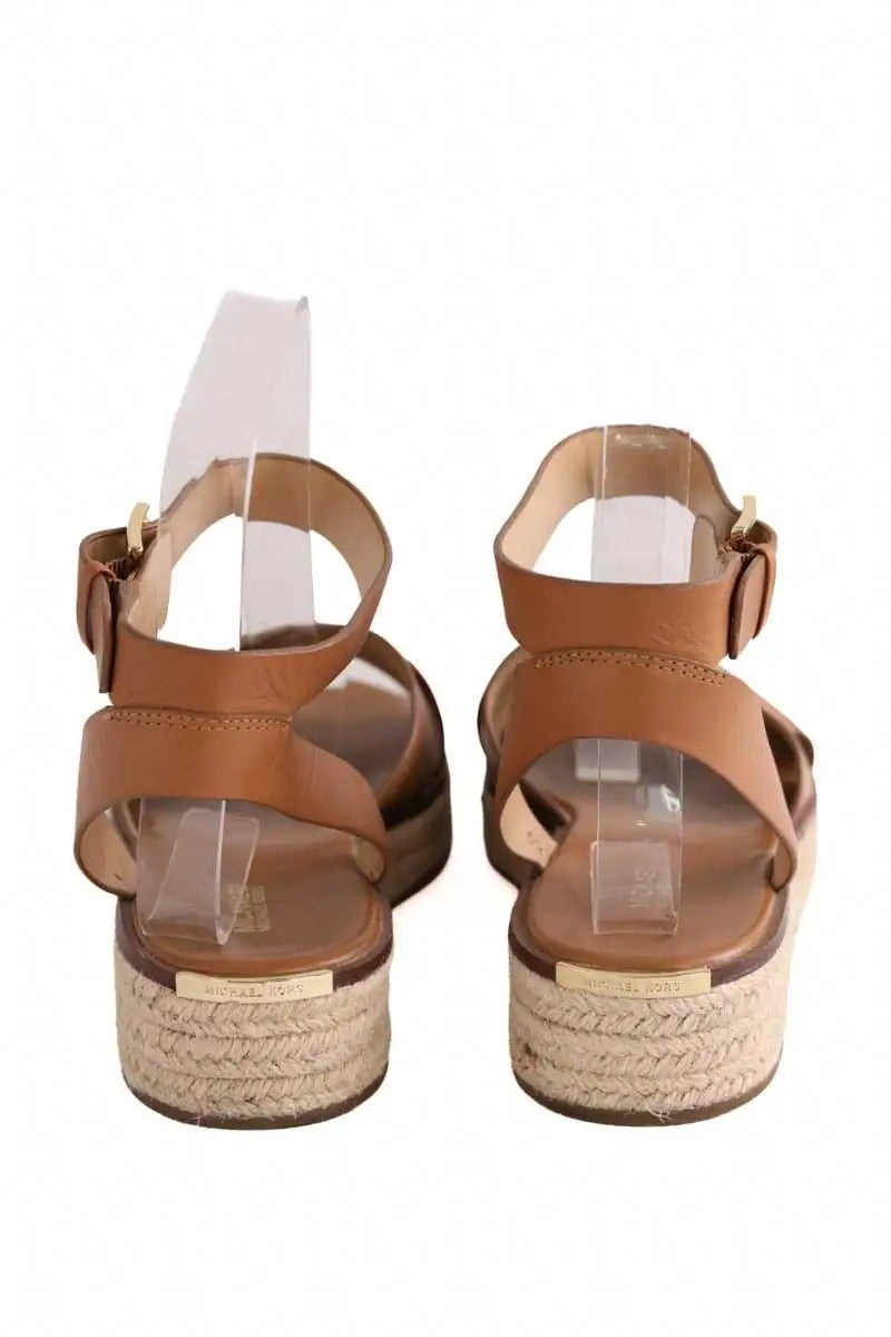 Sandales Michael Kors Marron en Cuir