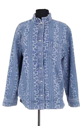 Veste Balzac Bleu en Coton, taille L - Seconde Main