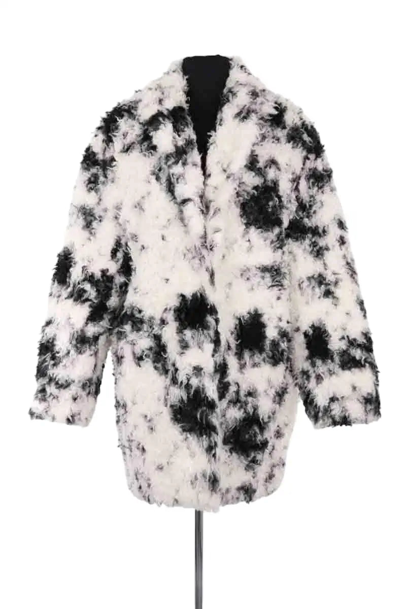 Manteau Manoush Blanc en Synthétique, taille M - Seconde Main