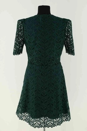 Robe Sandro Vert en Synthétique