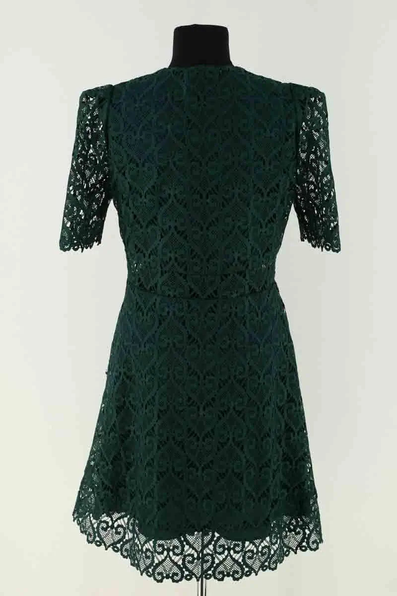 Robe Sandro Vert en Synthétique