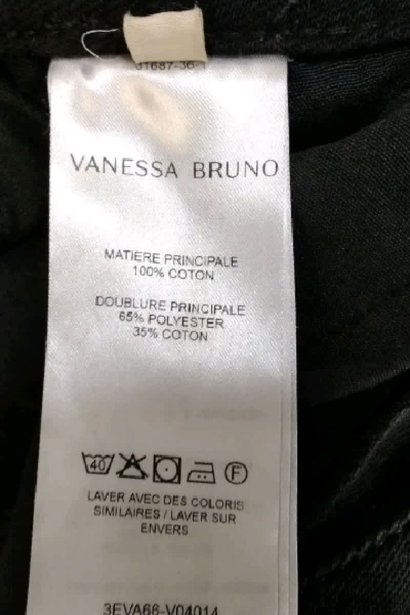 Jean droit Vanessa Bruno  Noir