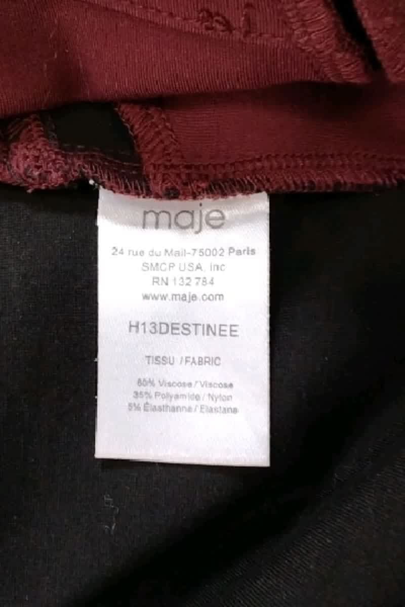 Robe Maje  Rouge