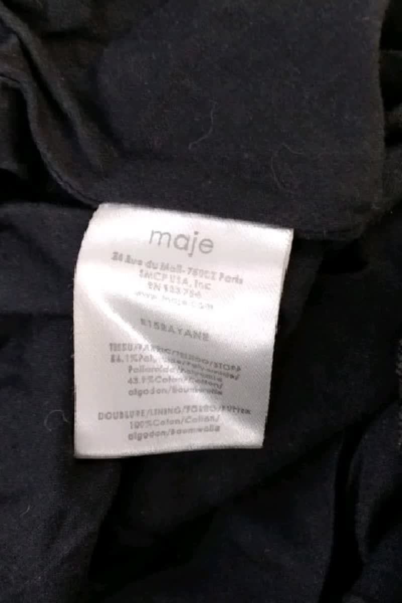 Robe Maje  Noir