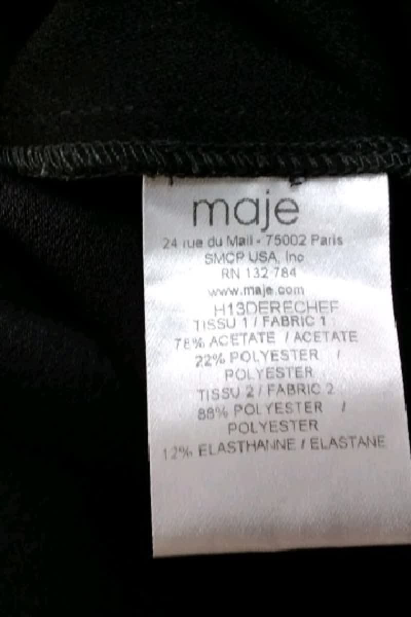 Robe Maje  Noir