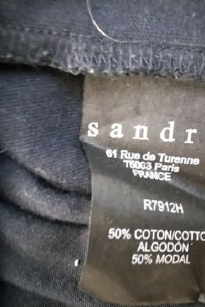 Robe Sandro  Noir
