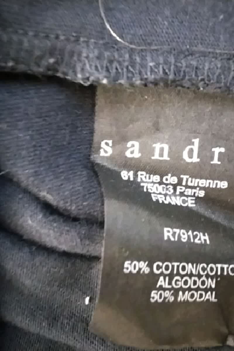 Robe Sandro  Noir