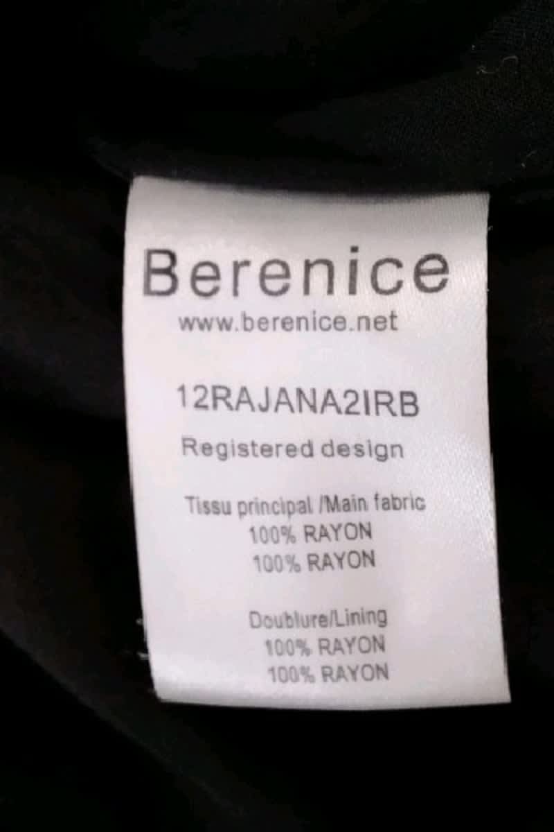 Robe Berenice  Noir