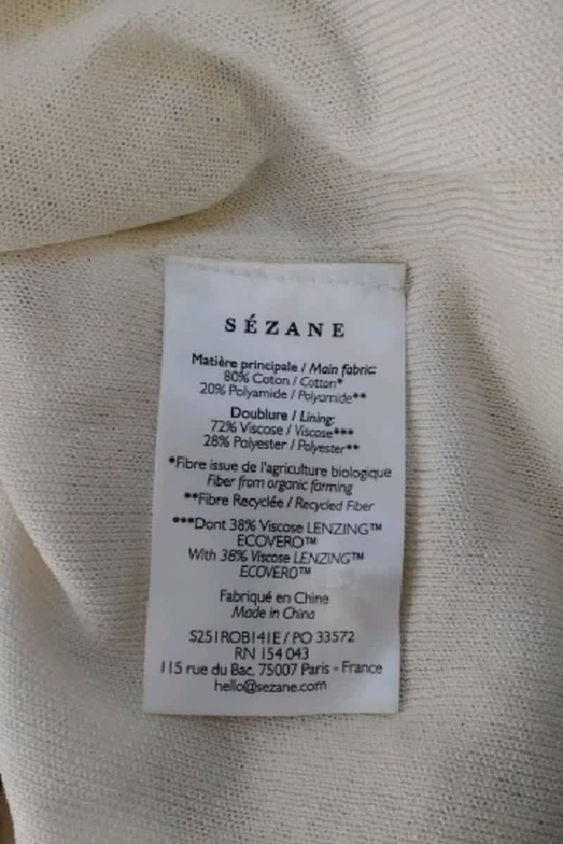 Robe Sézane  Jaune