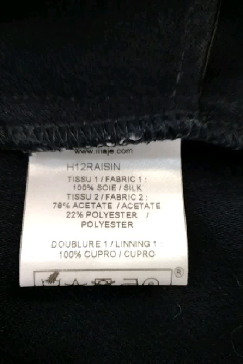 Robe Maje  Bleu
