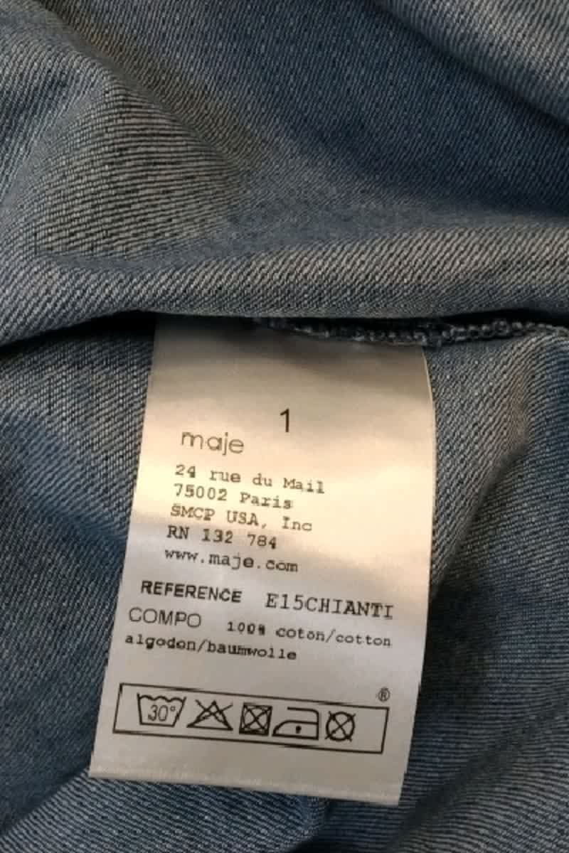 Chemise Maje  Bleu