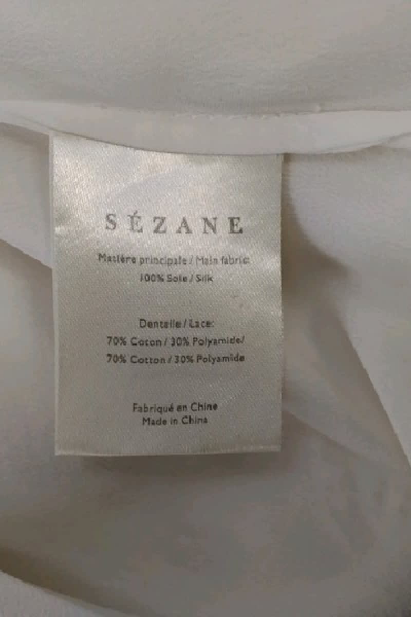 Chemise Sézane  Blanc
