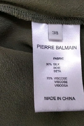 Blouse Balmain  Kaki