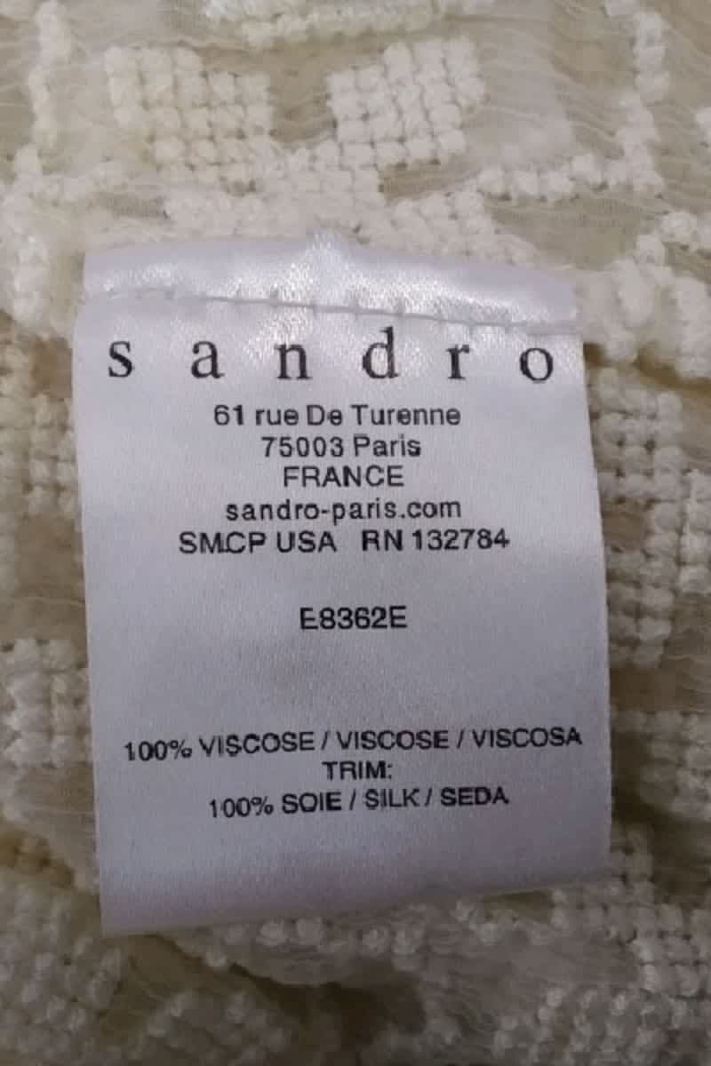 T-shirt Sandro  Jaune