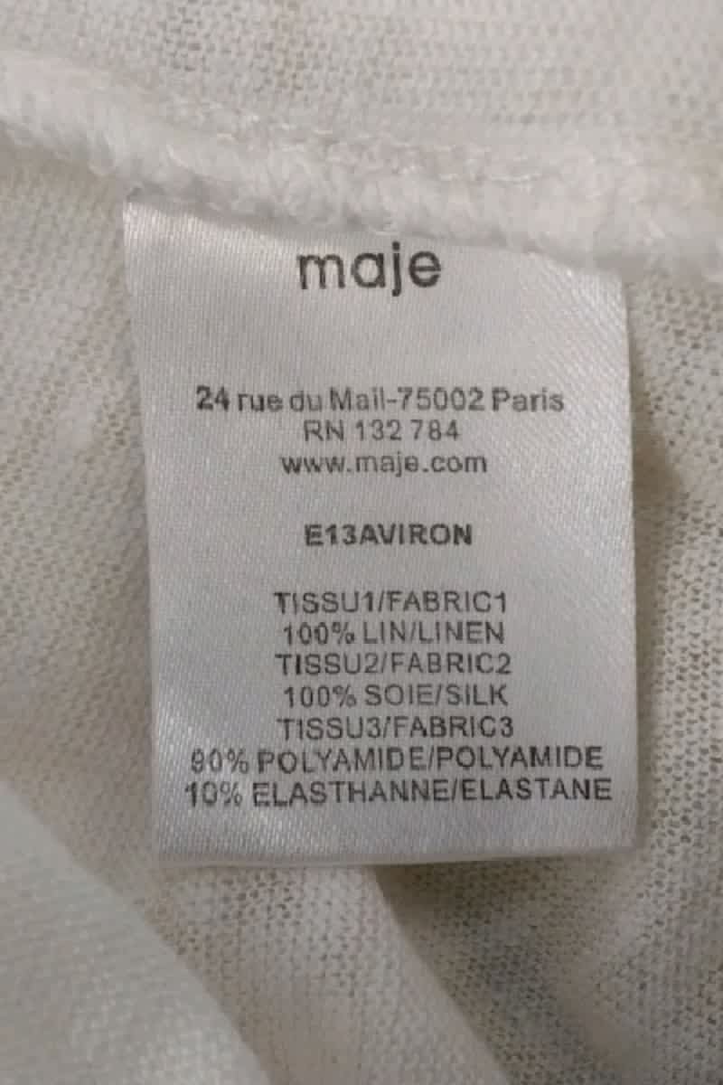 T-shirt Maje  Blanc