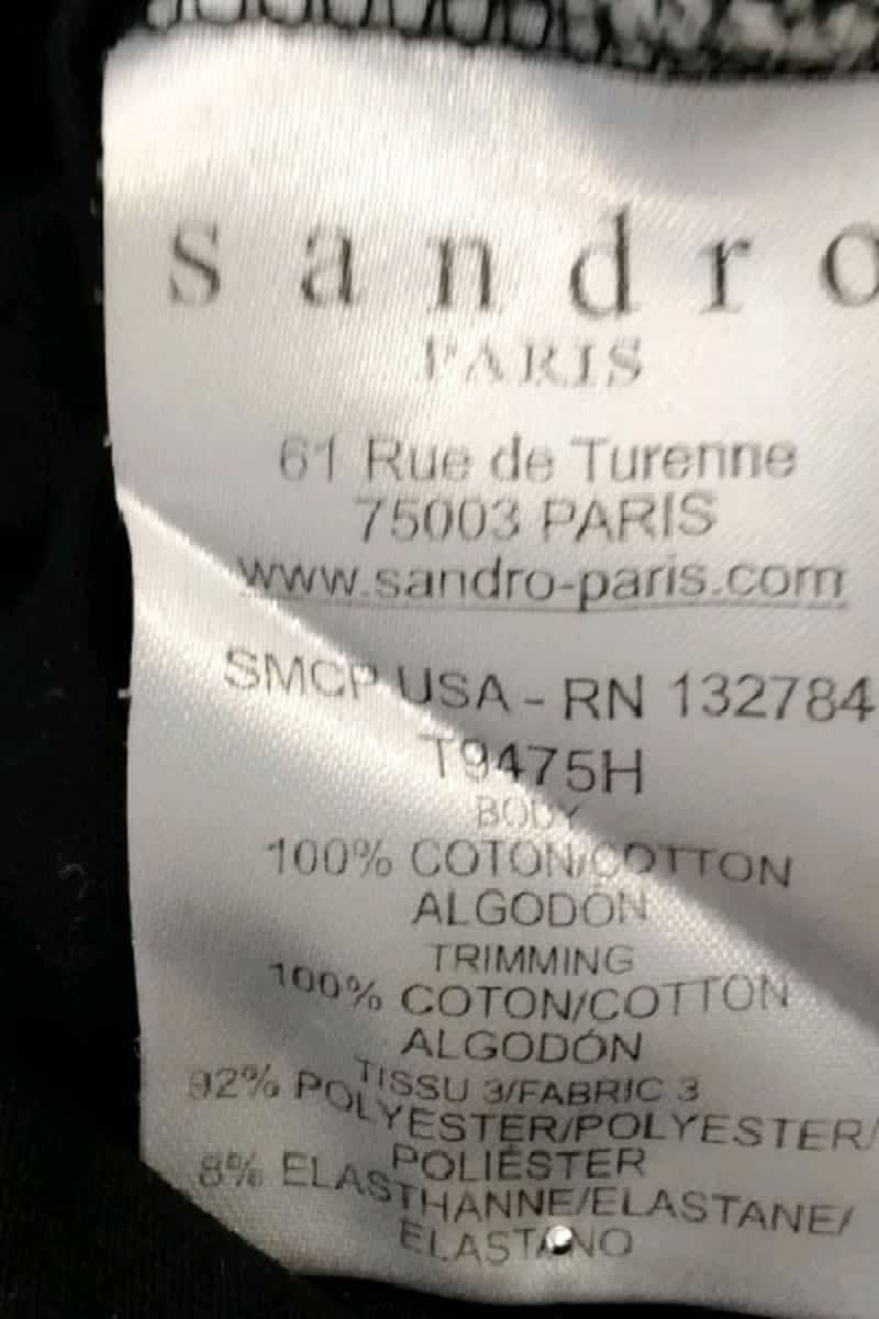 T-shirt Sandro  Noir