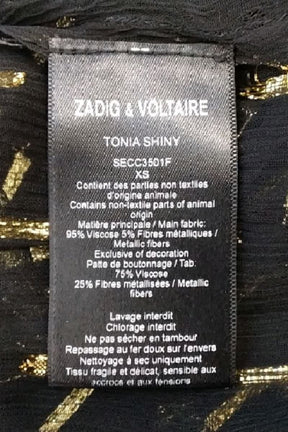 T-shirt Zadig & Voltaire  Noir