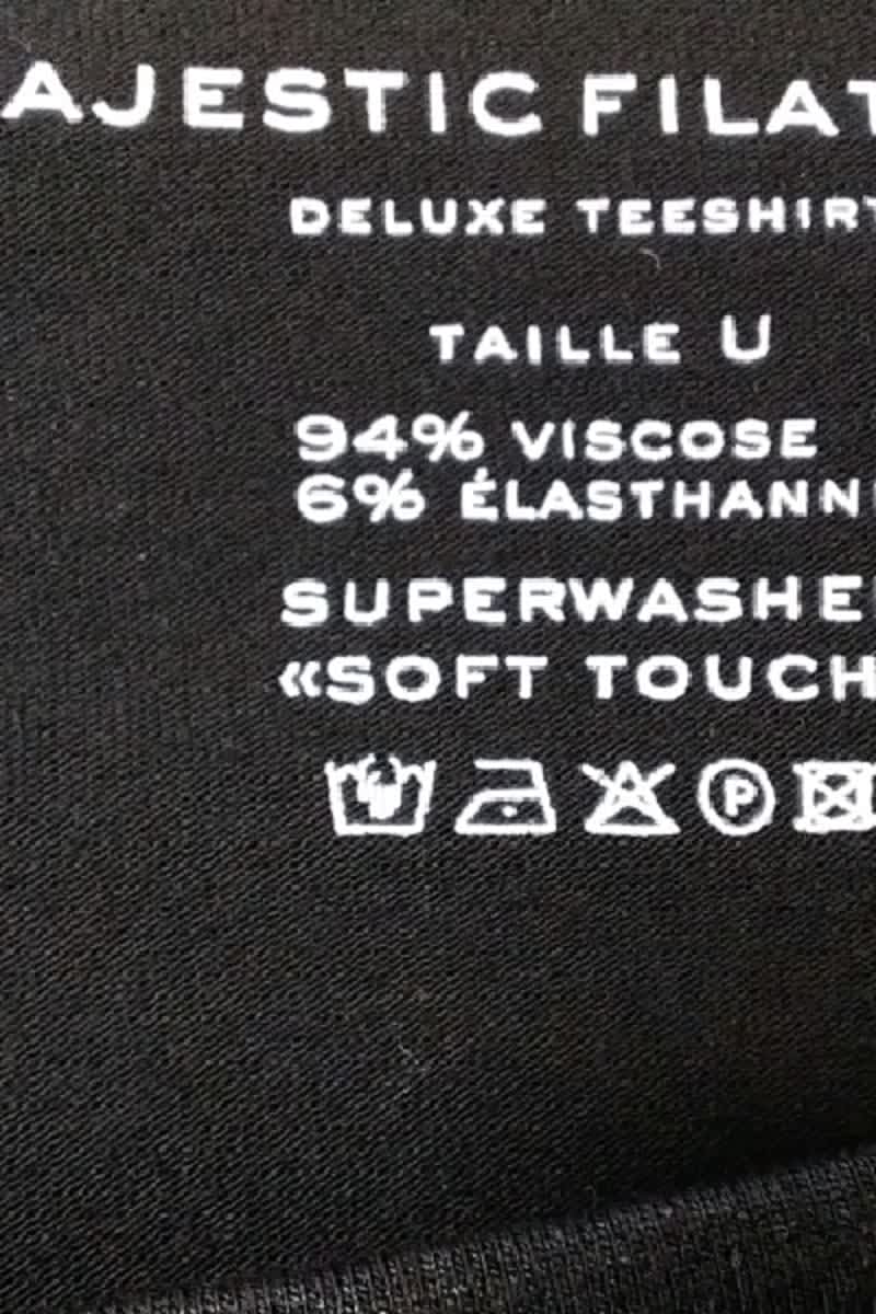 Top sans manche Majestic Filatures  Noir