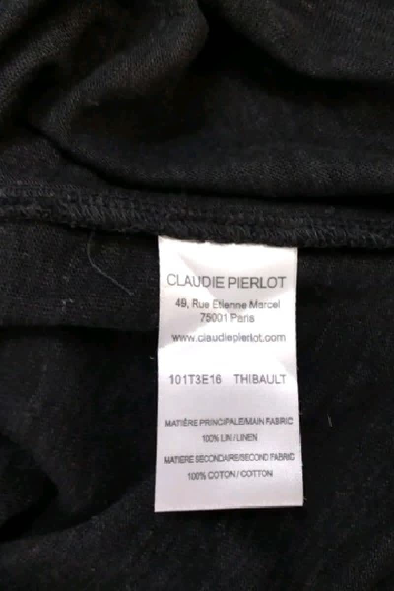 T-shirt Claudie Pierlot  Noir