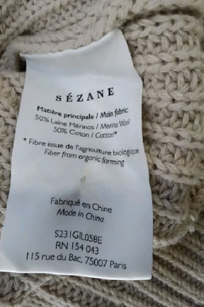 Gilet Sézane  Beige