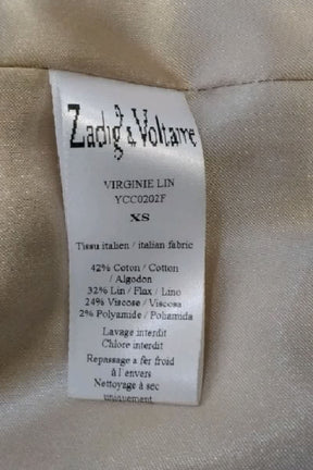 Blazer Zadig & Voltaire  Beige