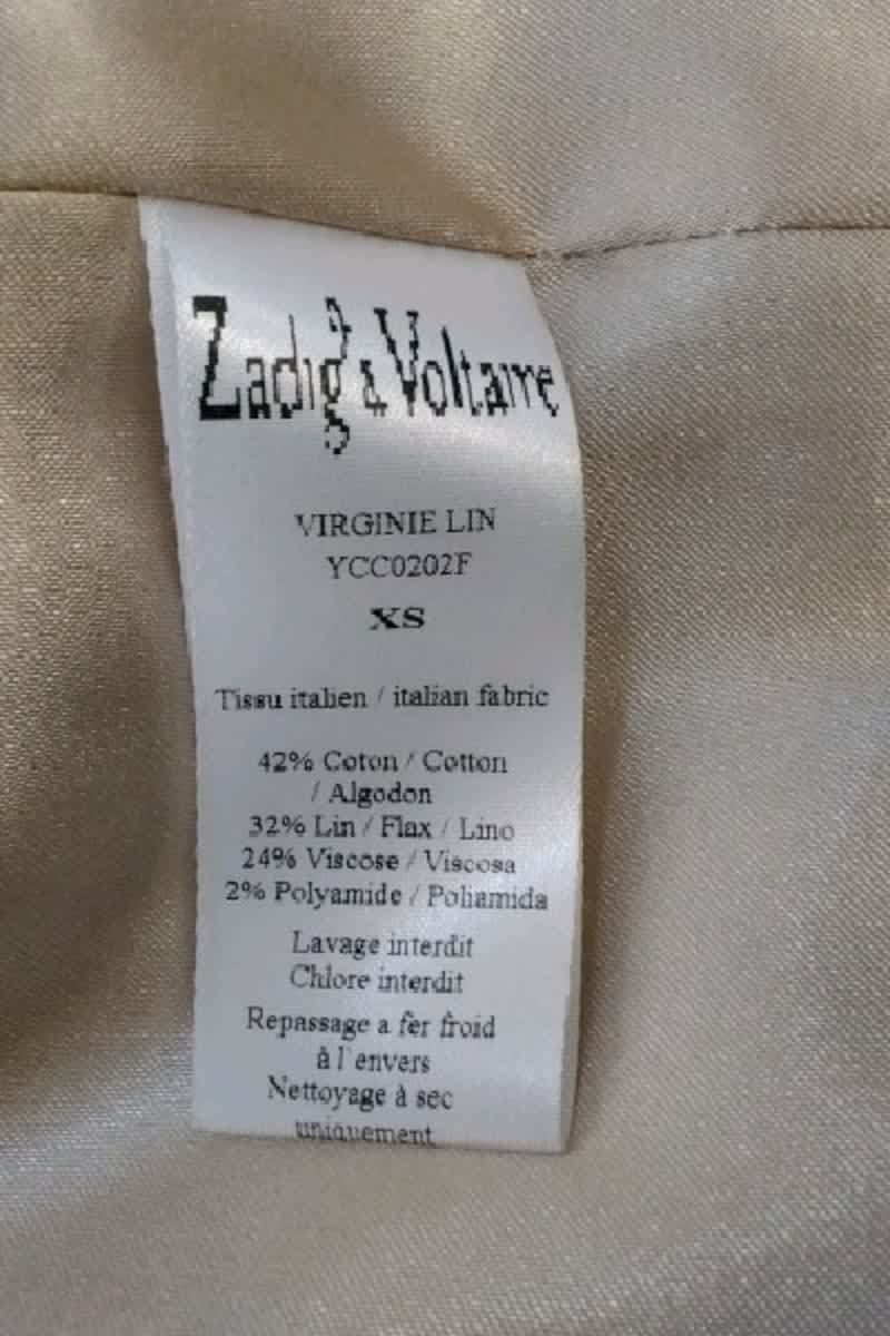 Blazer Zadig & Voltaire  Beige
