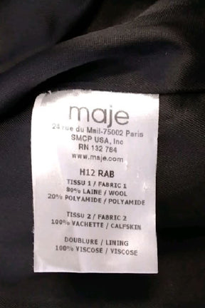 Manteau Maje  Noir