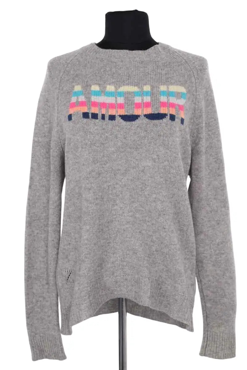 Pull Zadig & Voltaire Gris en Cachemire, taille M - Seconde Main