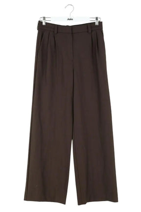 Pantalon droit Maje Marron en Laine, taille S - Seconde Main