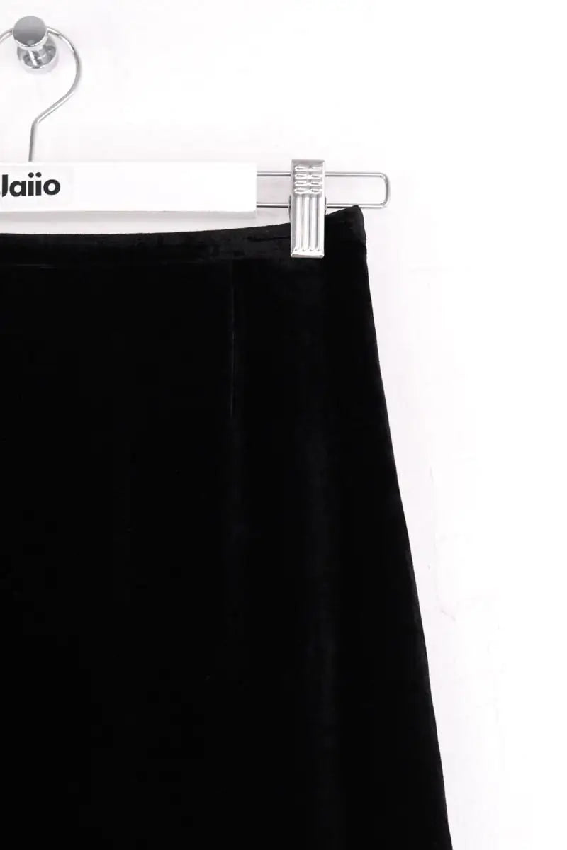 Jupe Joseph Sabra drapy velvet Noir en Synthétique