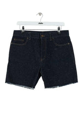 Bermuda Saint Laurent Marine en Coton, taille M - Seconde Main