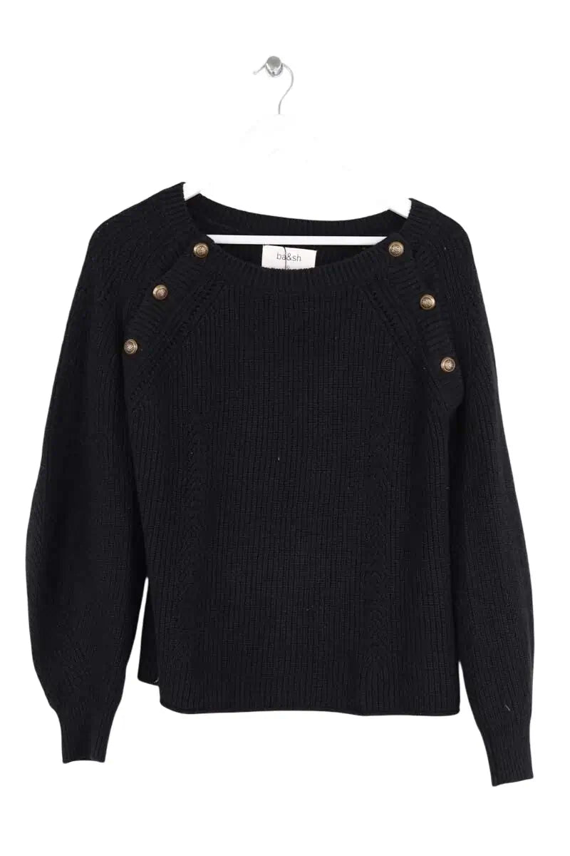 Pull Ba&Sh Marine en Laine, taille XS - Seconde Main
