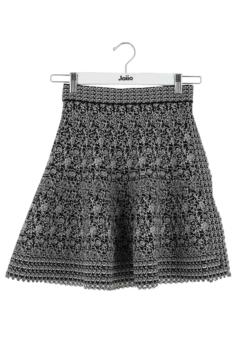 Jupe Alaïa Noir en Viscose, taille S - Seconde Main