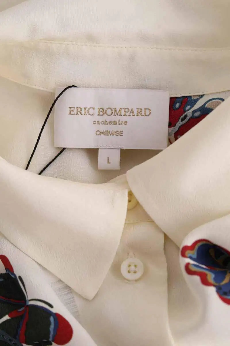 Chemise Eric Bompard Ecru en Soie