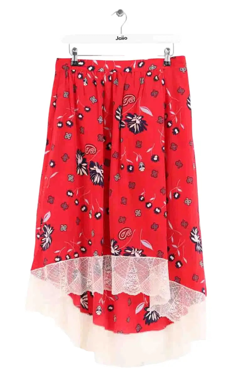 Jupe Zadig & Voltaire Rouge en Soie, taille L - Seconde Main