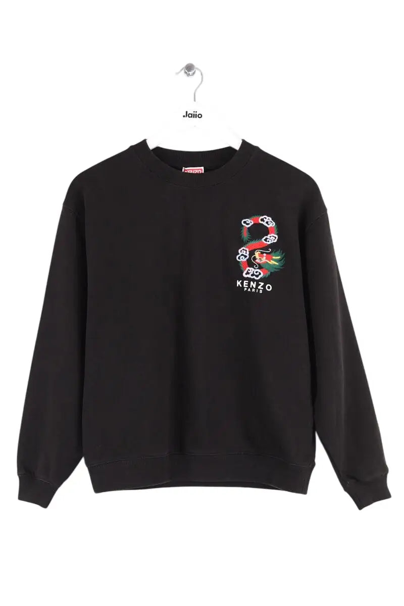 Sweatshirt Kenzo Noir en Coton, taille S - Seconde Main