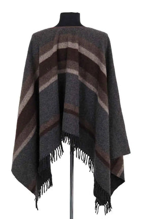 Poncho Sandro Other Gris en Laine