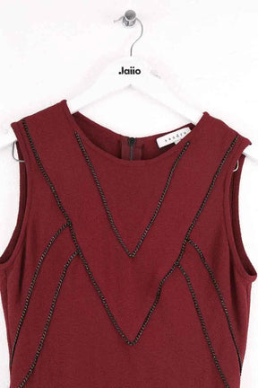 Robe Sandro Bordeaux en Synthétique