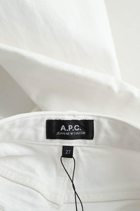 Jean droit APC Jean Sailor Ecru