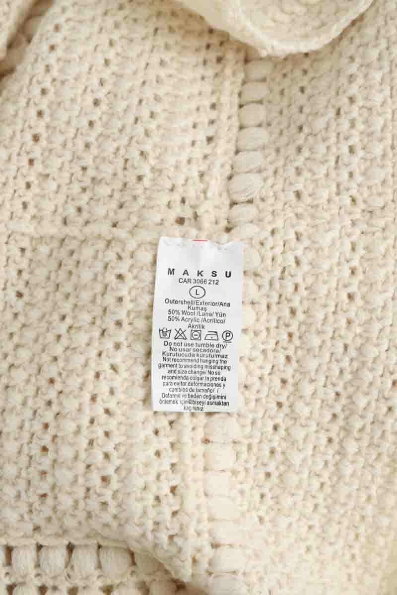 Cardigan MAKSU  Ecru