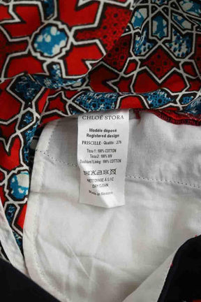 Pantalon droit Chloé Stora  Rouge