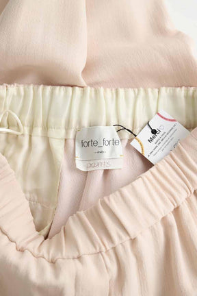 Pantalon droit Forte_Forte  Rose