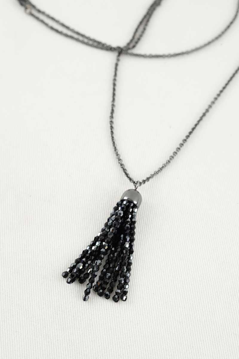 Collier Swarovski  Noir