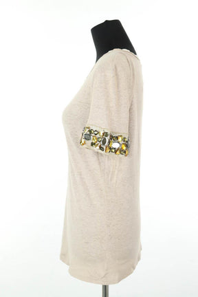 T-shirt Tory Burch  Beige