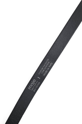 Ceinture en cuir Maje  Noir