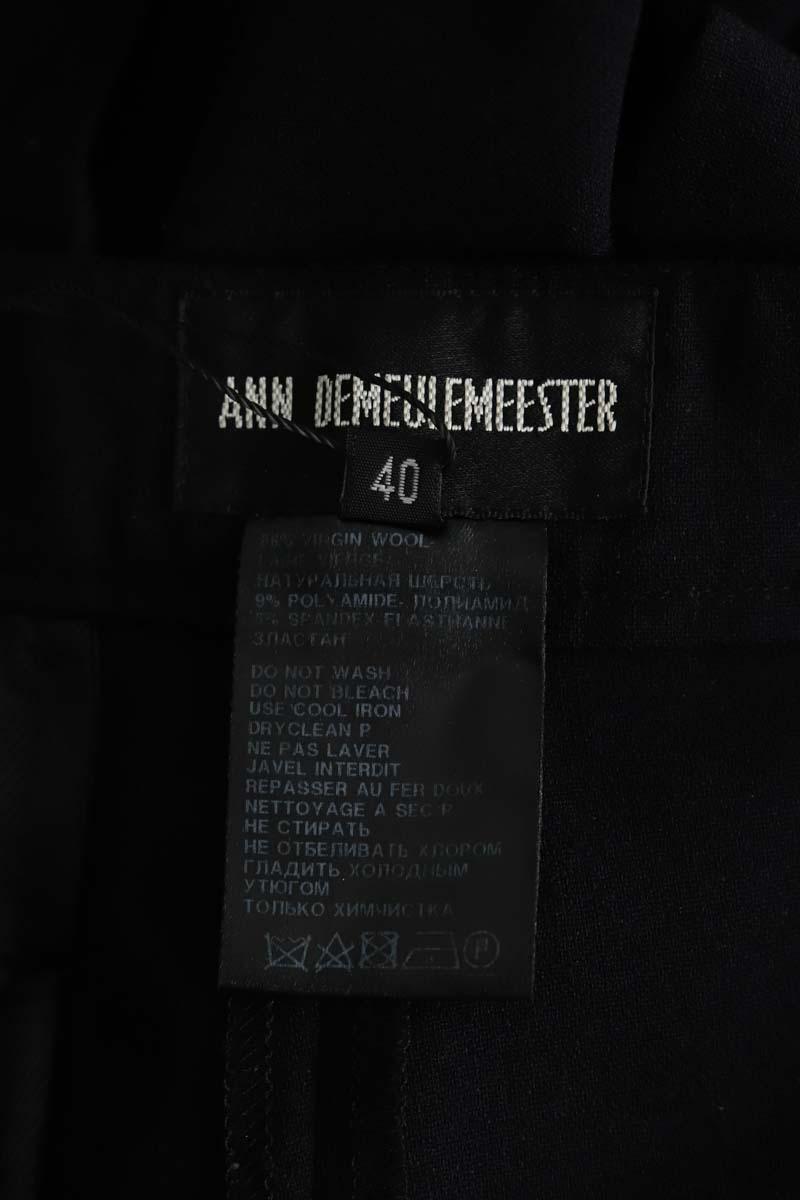 Pantalon droit Ann Demeulemeester  Noir